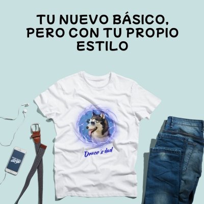 Dog dad-playera-hombre-outfit-idea-de-combinación-Bodoquissimo