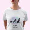 Dog-evolution-playera-estampado-mujer