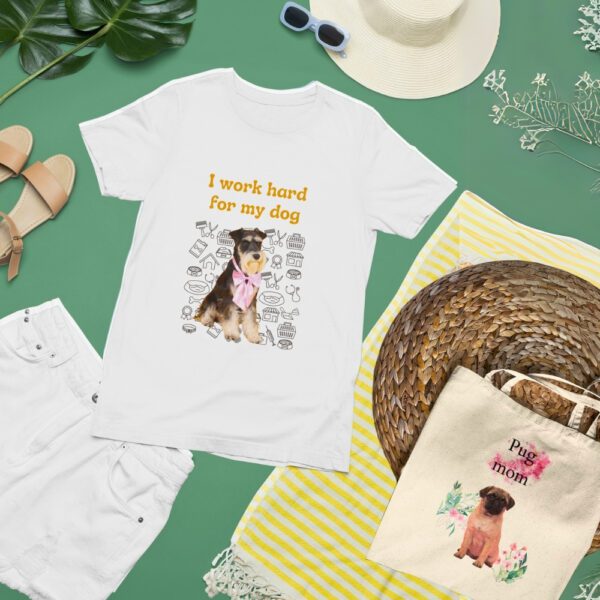 I work hard for my dog-personalizado-idea outfit
