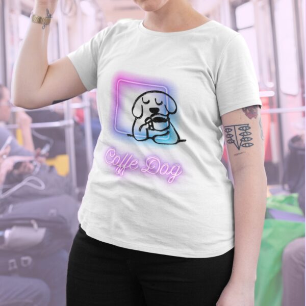 Playera-blanca-coffee dog- mujer-y-hombre